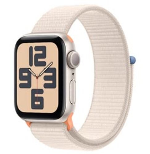 Apple Watch SE (GPS 44 mm) Caixa Estelar de Alumínio Pulseira Loop Esportiva Estelar,