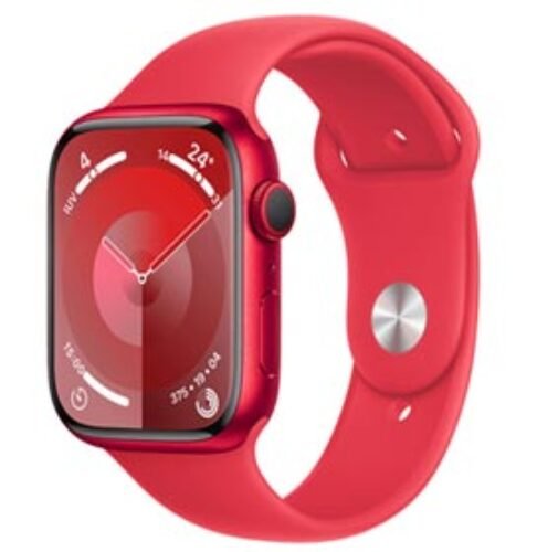 Apple Watch Series 9 (GPS 41 mm) Caixa de Alumínio (PRODUCT)RED, Pulseira Esportiva (PRODUCT)RED P/M,