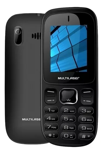 Celular Multilaser Up 3g 2 Chips Bluetooth Mp3 3g Mms P9017 Cor Preto