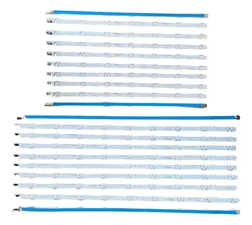 Kit 20 Barramentos Led Compativel Un60js7200 Un60js6200g