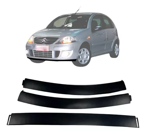 Kit Spoiler Parachoque Dianteiro Citroen C3 2003 A 2009,