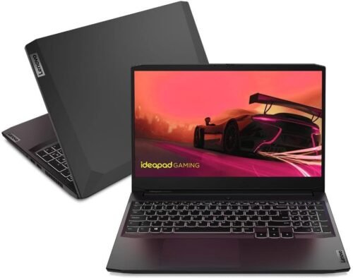 Notebook ideapad Gaming 3 R7-6800H 16GB 512GB SSD PCIe RTX 3050 4GB 15.6" FHD W11 82UK0001BR