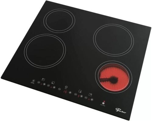 New Cooktop 4 Bocas Eletrico Vitroceramico Fischer Touch,