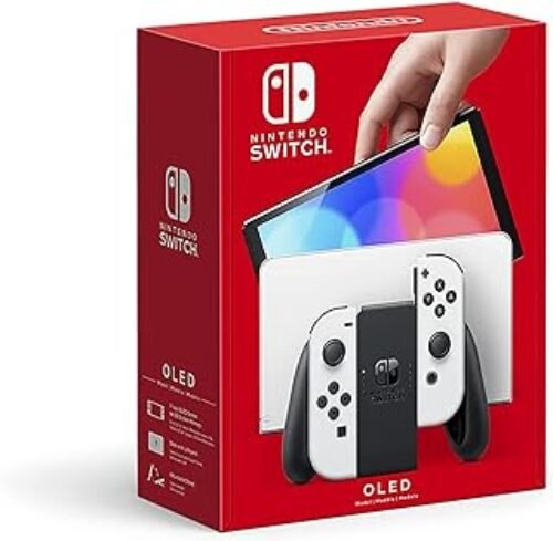 Nintendo Switch Oled 64gb Branco E Preto