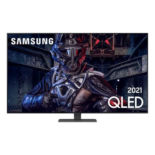 Samsung Smart Tv 55″ Qled 4K 55Q80a, Modo Game, Processador Ia, Som Em Movimento, Tela Sem Limites, Visual Livre De Cabos, Alexa Built In