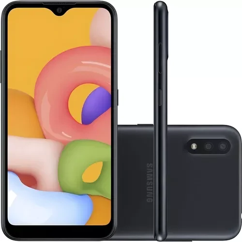 Smartphone Galaxy A01 32gb 2gb Ram Preto Samsung