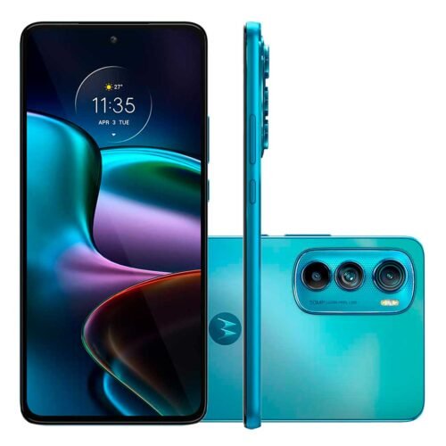 Smartphone Motorola Moto Edge 30, 256Gb, Azul, 5G, Tela 6,5″ Amoled 144Hz, Câmera Tripla 50Mp, Selfie 32Mp, Android