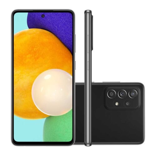 Smartphone Samsung A52 128Gb  4G Tela 6.5” Câmera Quádrupla 64Mp Selfie 32Mp Dual Chip Android 11.0