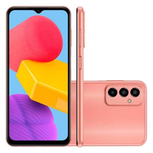 Smartphone Samsung Galaxy M13 128Gb Cobre 4G Tela 6,6″ Câmera Tripla 50Mp Selfie 8Mp Android 12