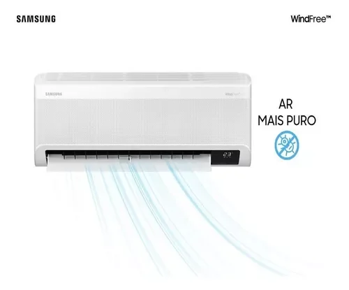 Split Inverter Samsung Windfree Sem Vento 9.000 Btu/h – 220v,